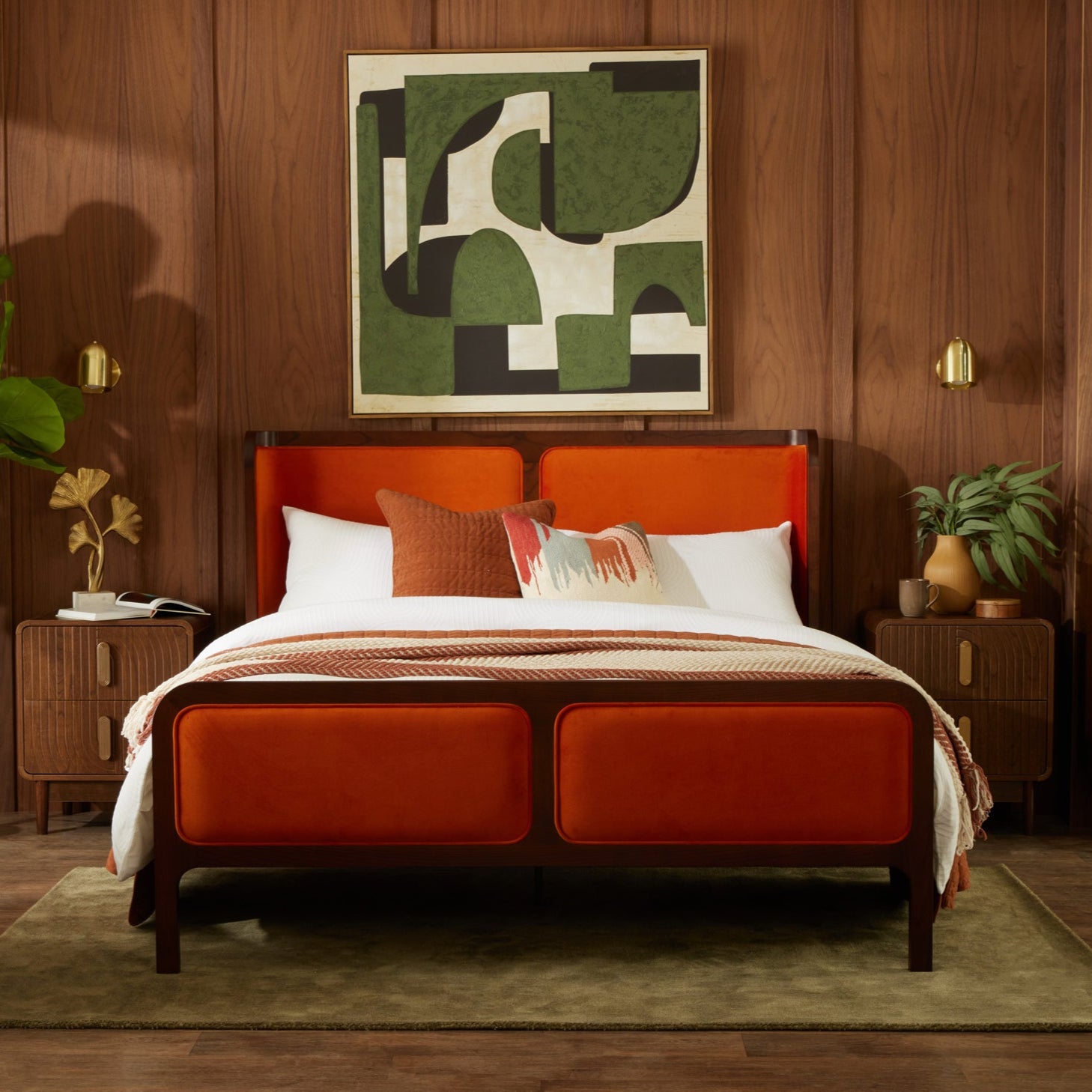 Amsterdam Bed Frame - Bright Orange