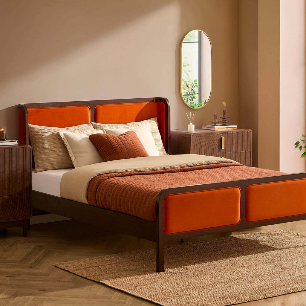 Amsterdam Bed Frame - Bright Orange