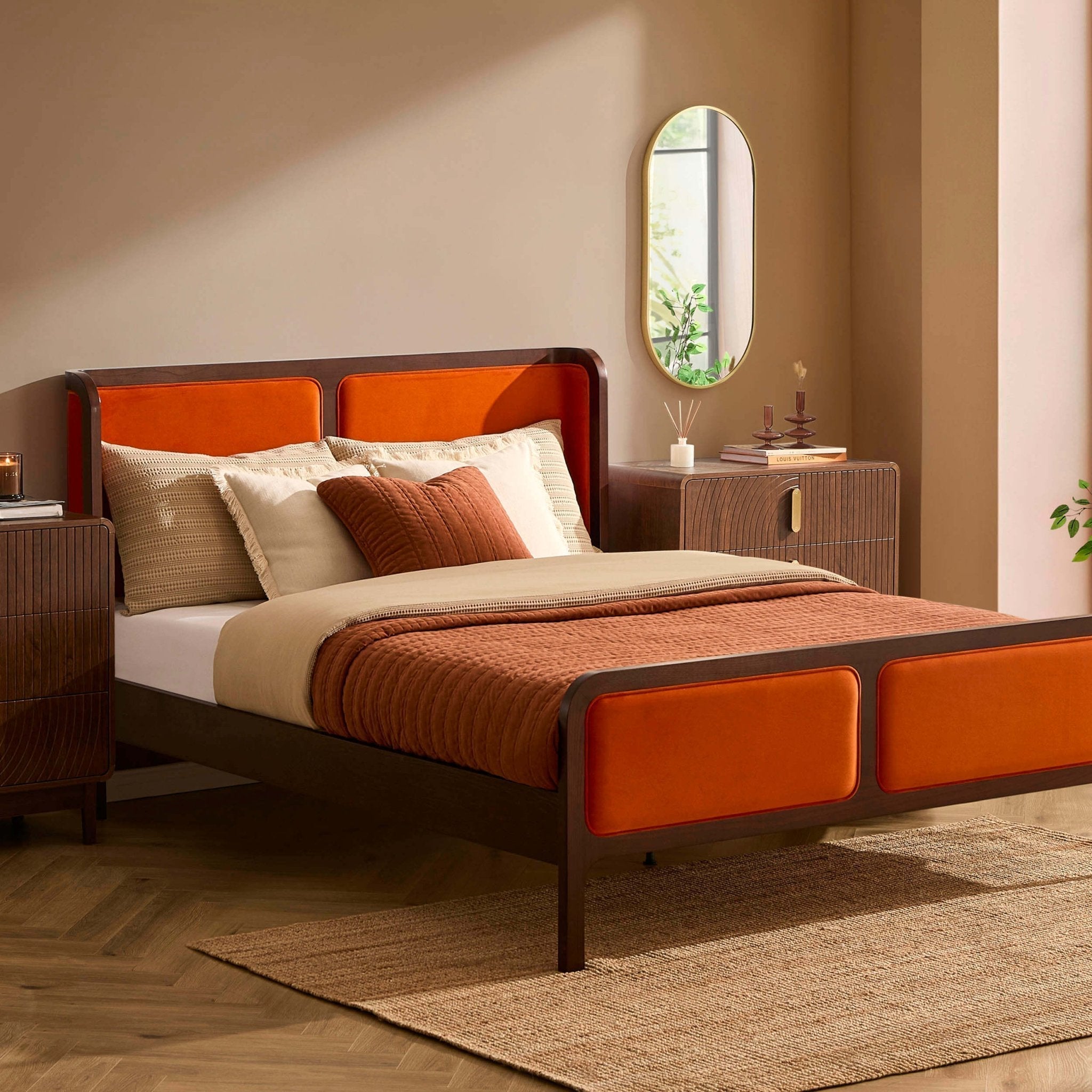 Amsterdam Bed Frame - Bright Orange