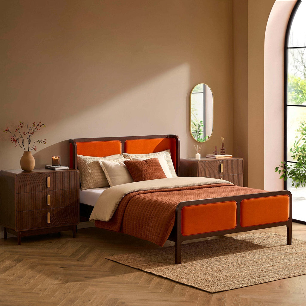 Amsterdam Bed Frame - Bright Orange