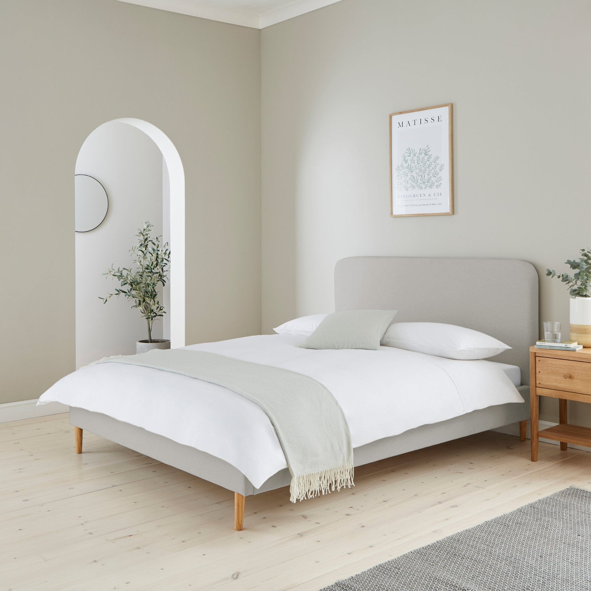 Ascot Bed Frame - Natural