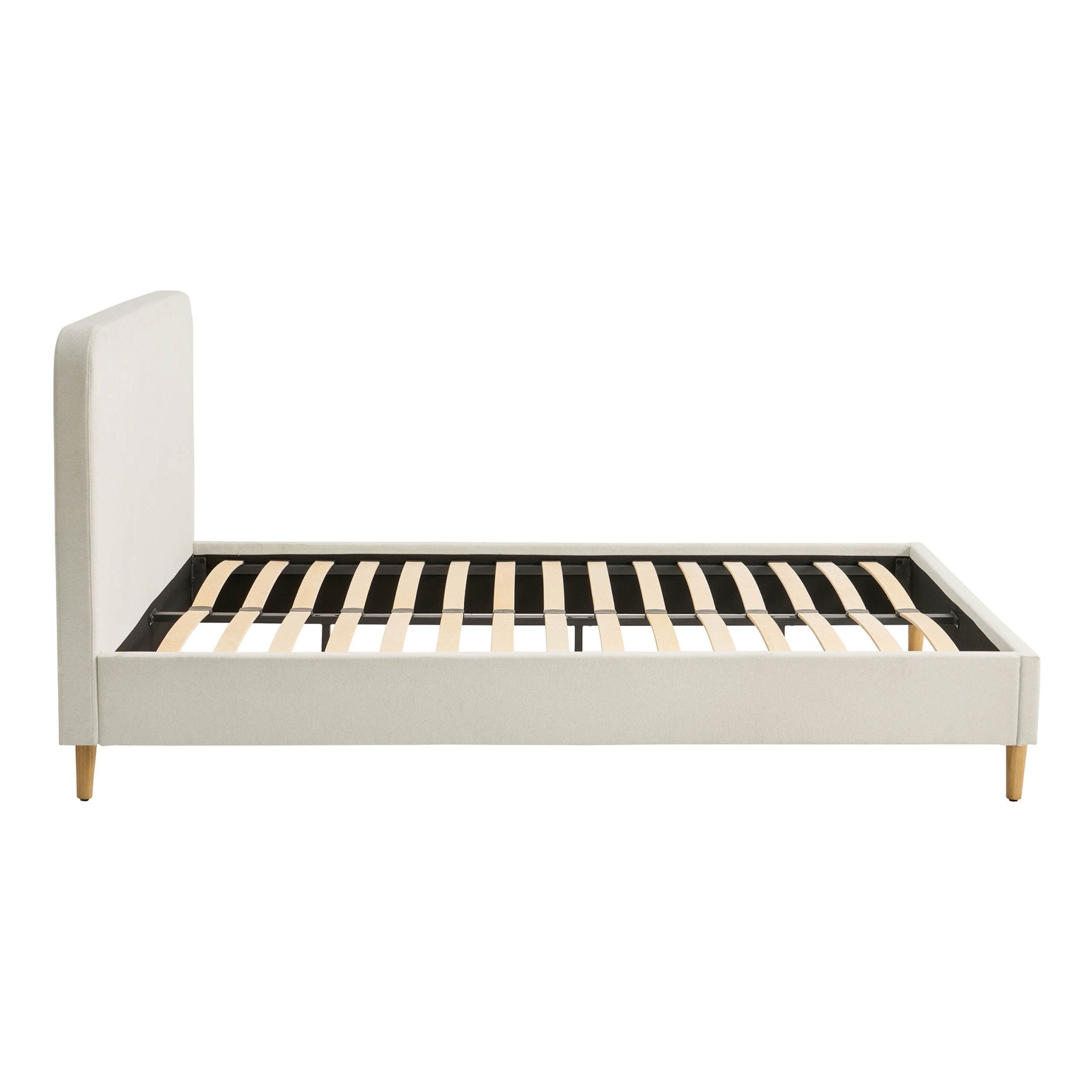 Ascot Henley Bed Frame - Cream Linen