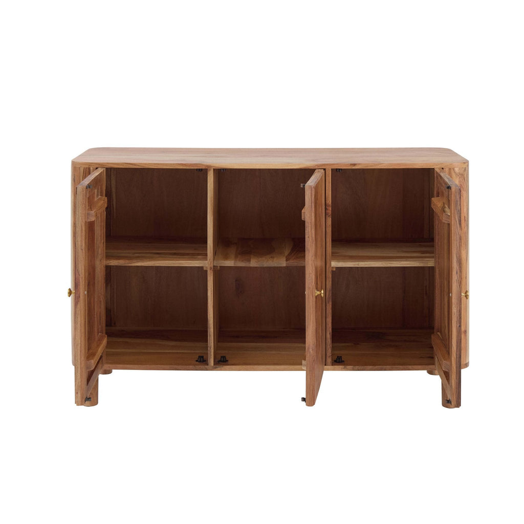 Avery Acacia Wood 3 Door Sideboard - Natural