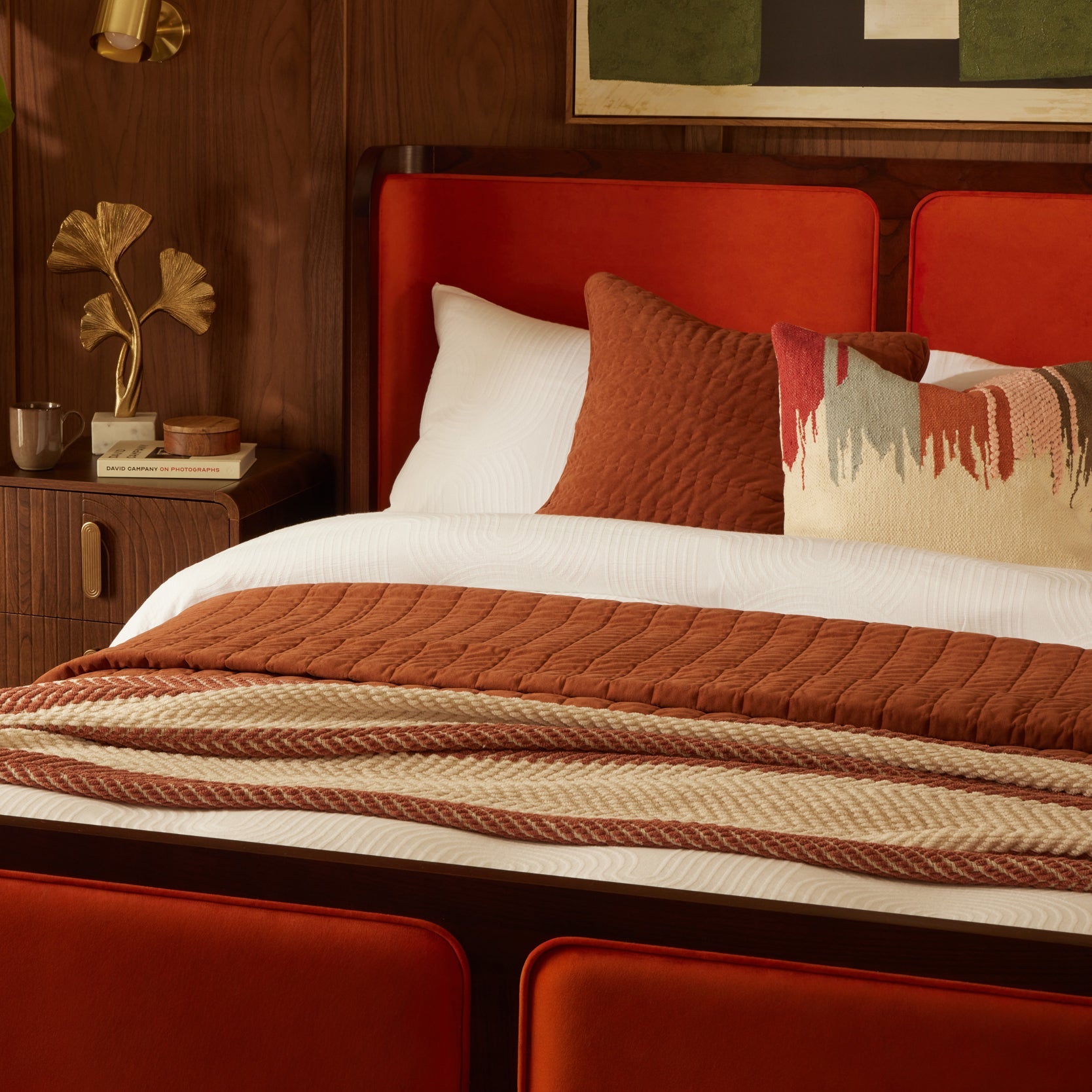 Amsterdam Bed Frame - Bright Orange
