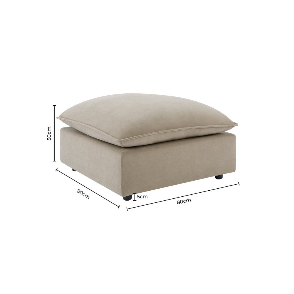 Boston Pouffe - Olive