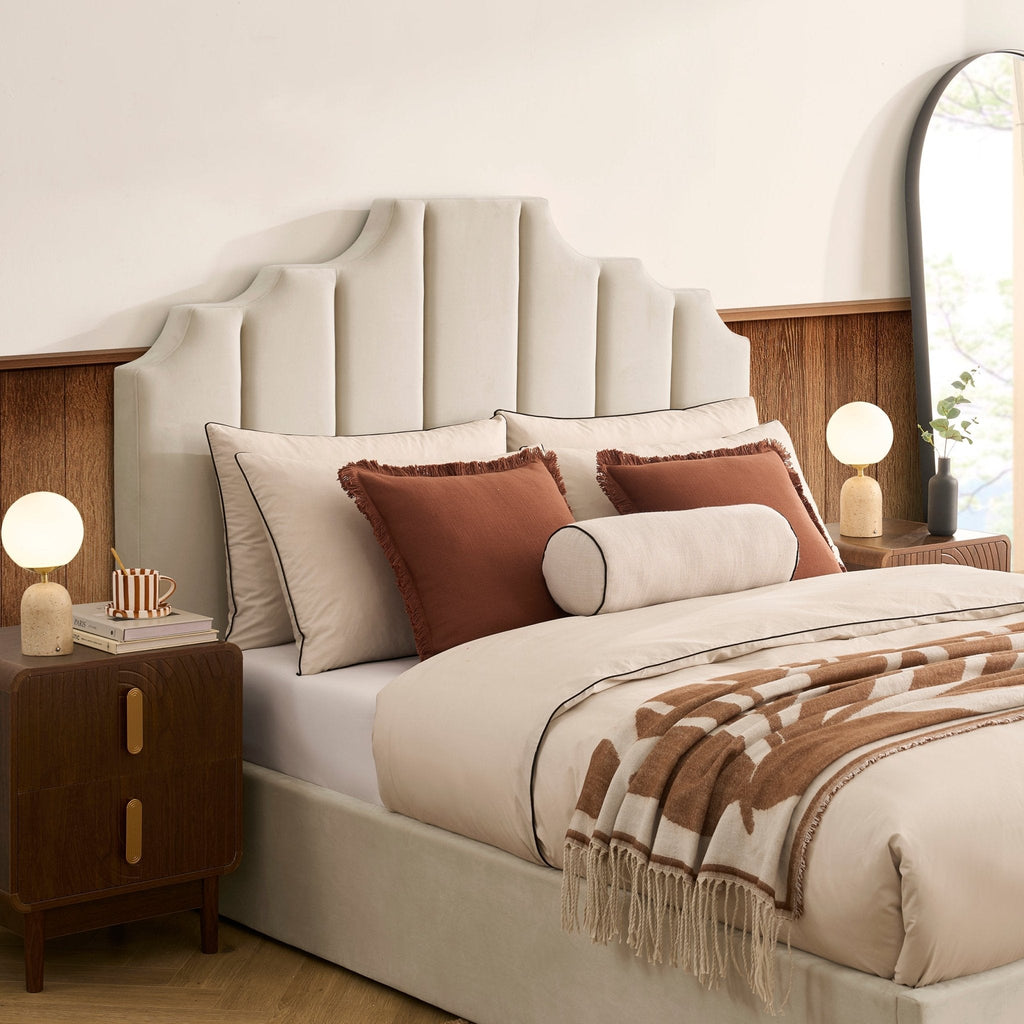 Bronte Ottoman Storage Bed - Ecru