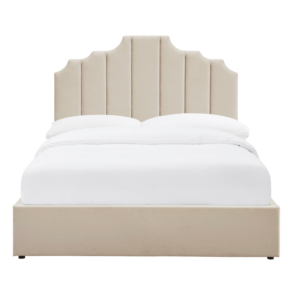Bronte Ottoman Storage Bed - Ecru