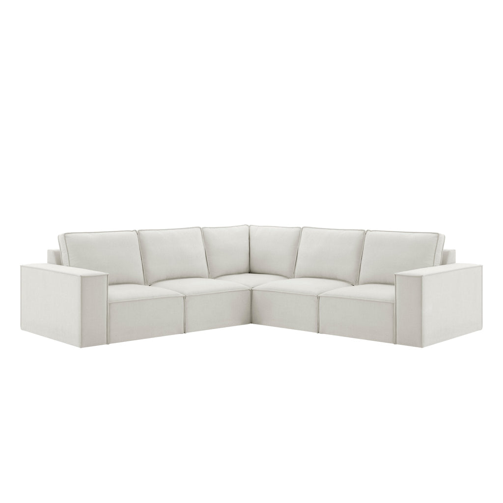 Brooklyn Large Left Hand Corner Sofa - Ivory