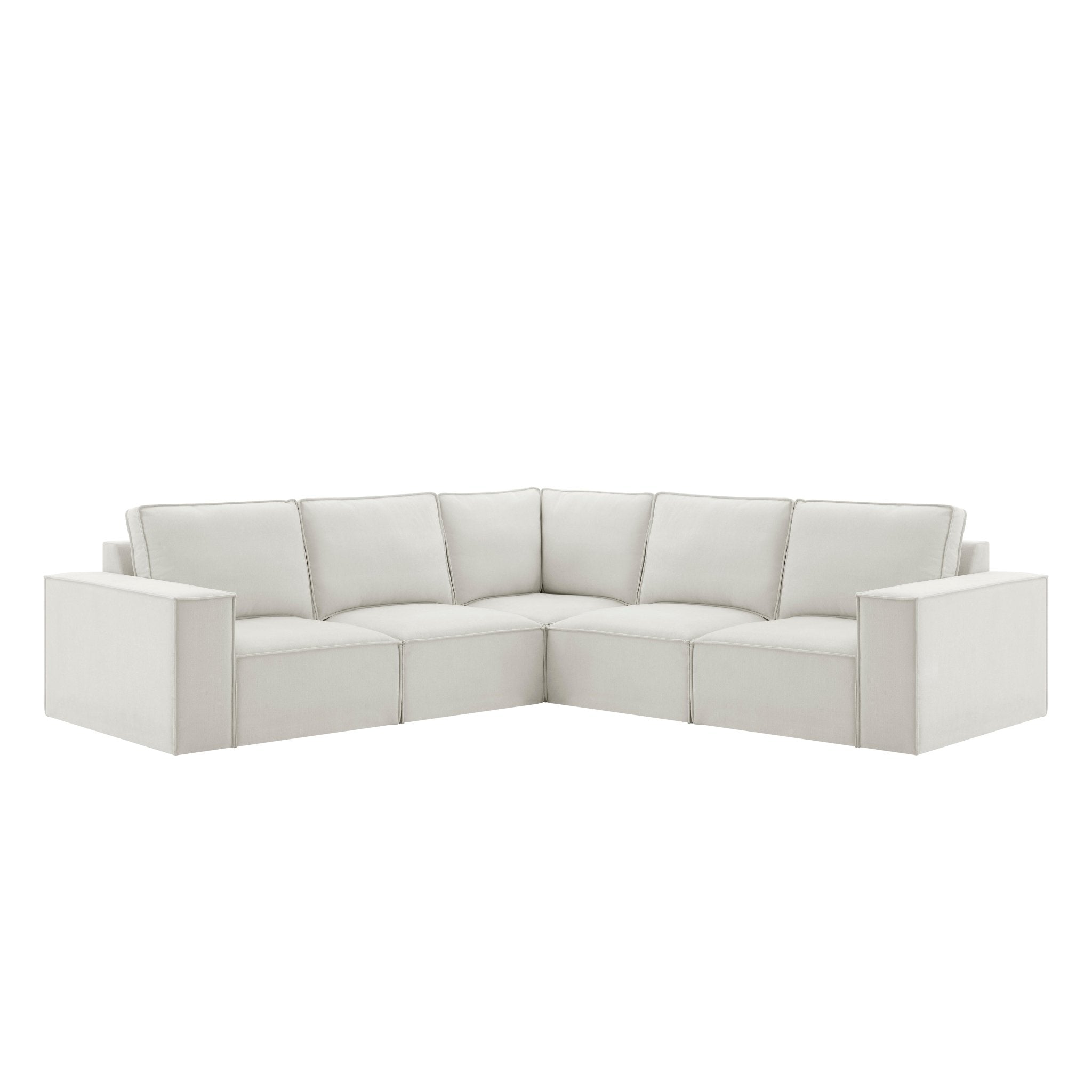 Brooklyn Large Left Hand Corner Sofa - Ivory