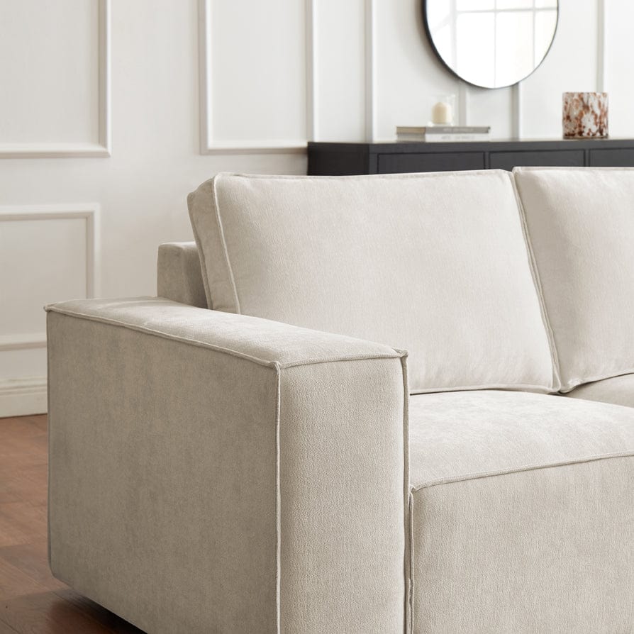 Brooklyn U-Shape Sofa - Ivory