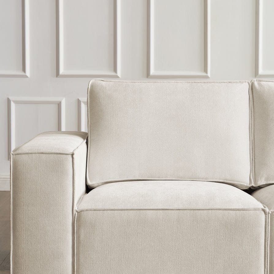 Brooklyn U-Shape Sofa - Ivory