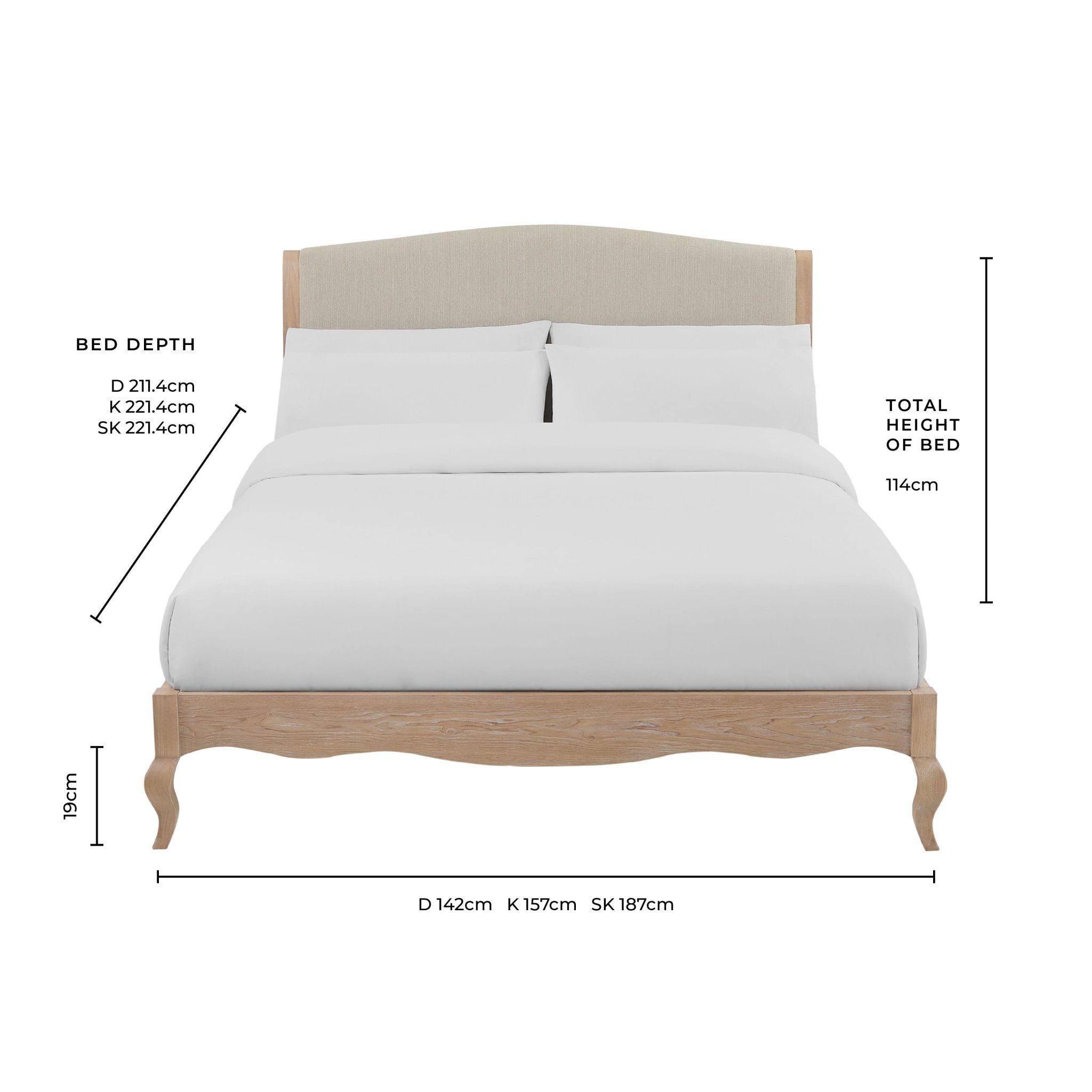 Chambery Bed Frame - Berry