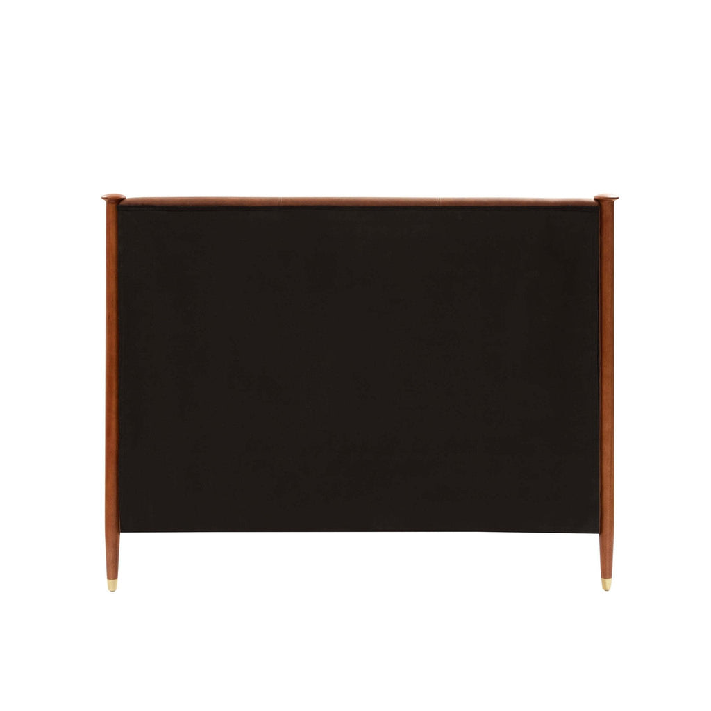 Dallas Bed Frame - Faux Leather Tan