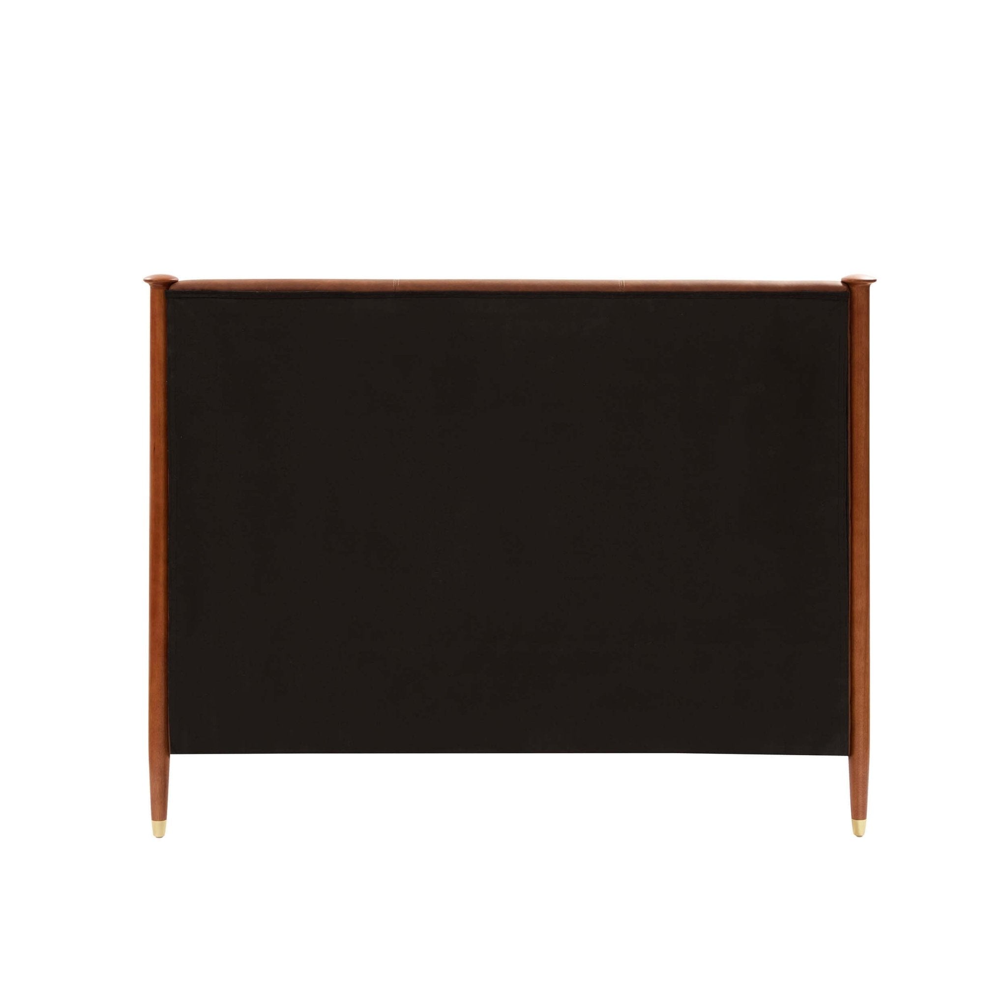 Dallas Bed Frame - Faux Leather Tan