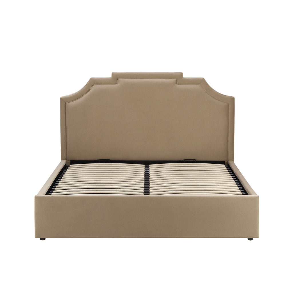 Delphi Ottoman Storage Bed - Latte