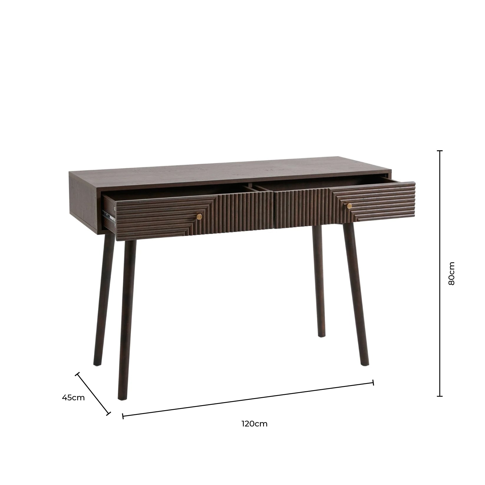 Dora Dressing Table Console - Light Wood