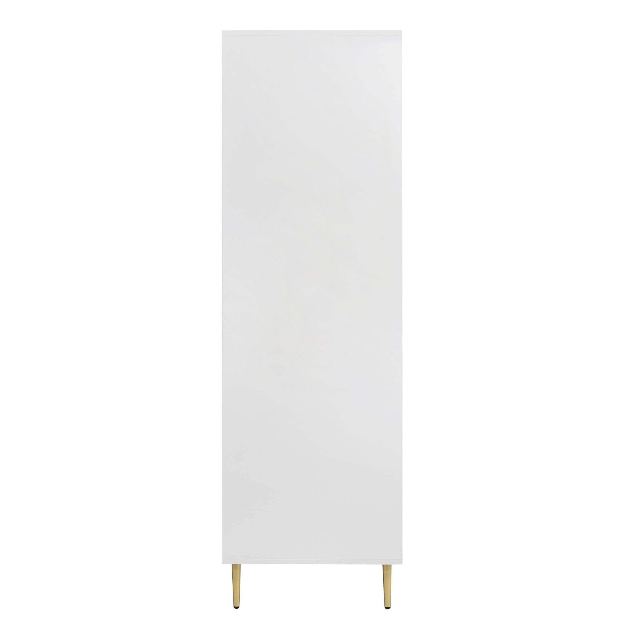 Evie 3 Door Wardrobe with Drawers - Warm White