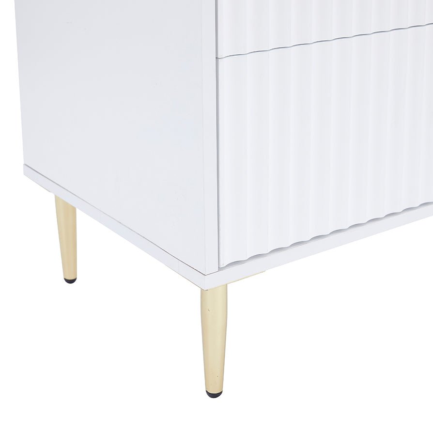 Evie 3 Drawer Chest - Warm White