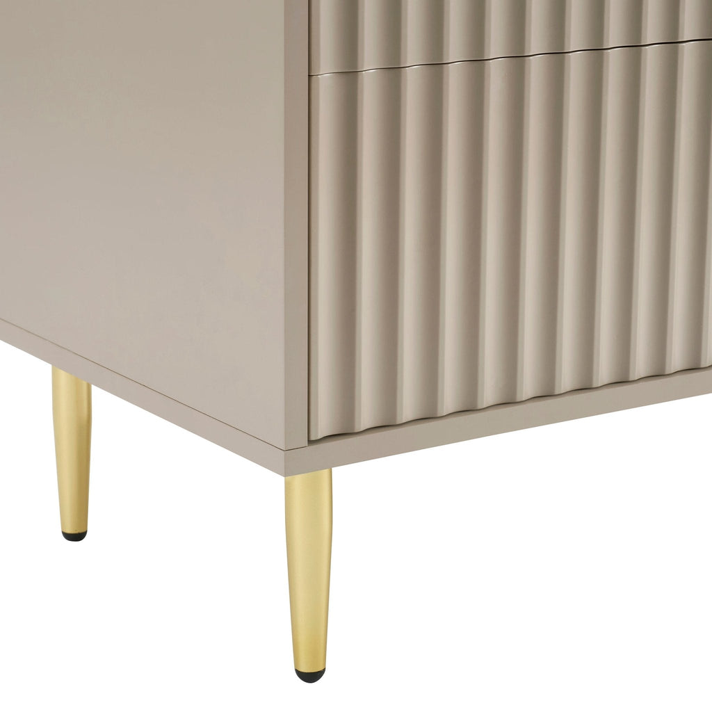Evie 5 Drawer Chest - Taupe