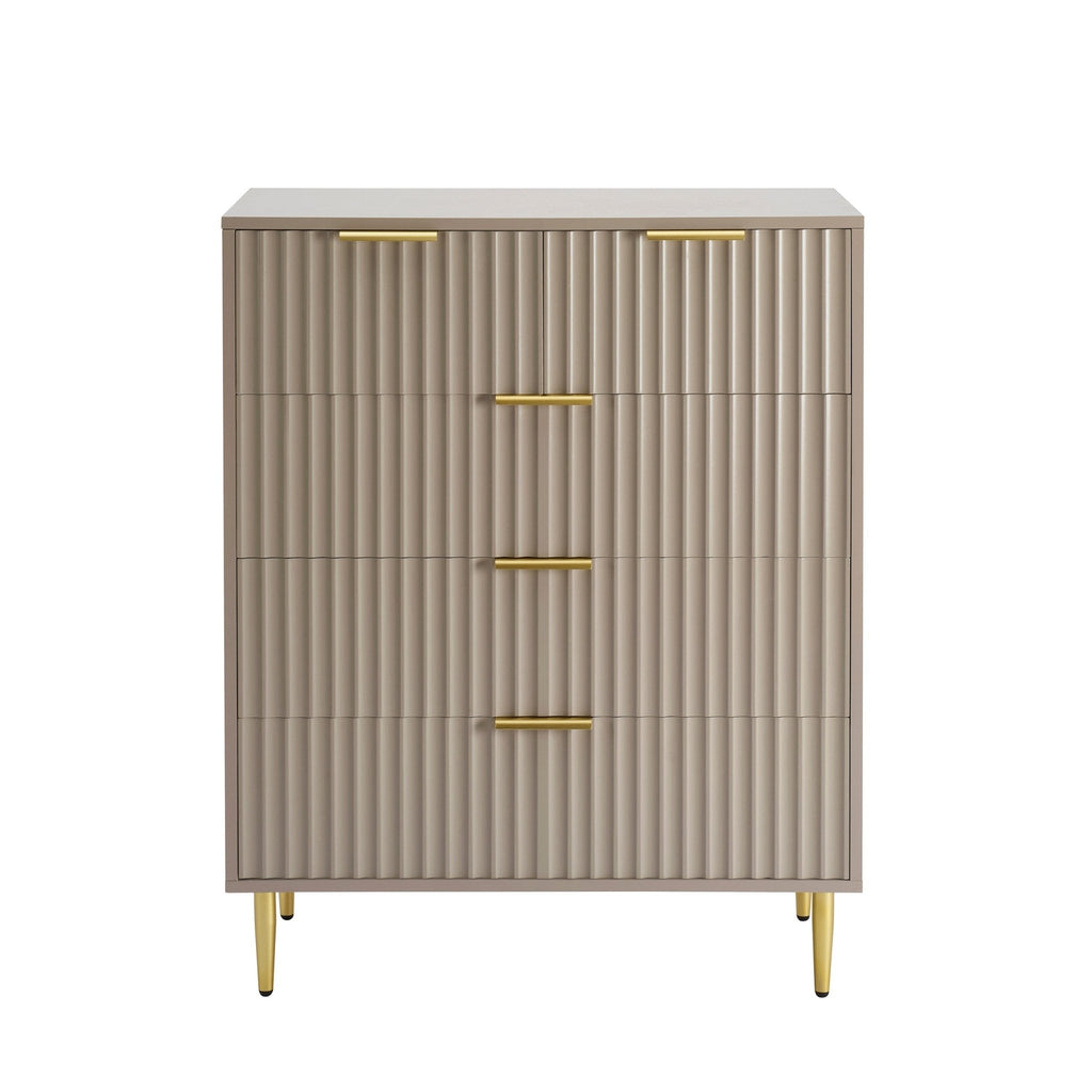 Evie 5 Drawer Chest - Taupe