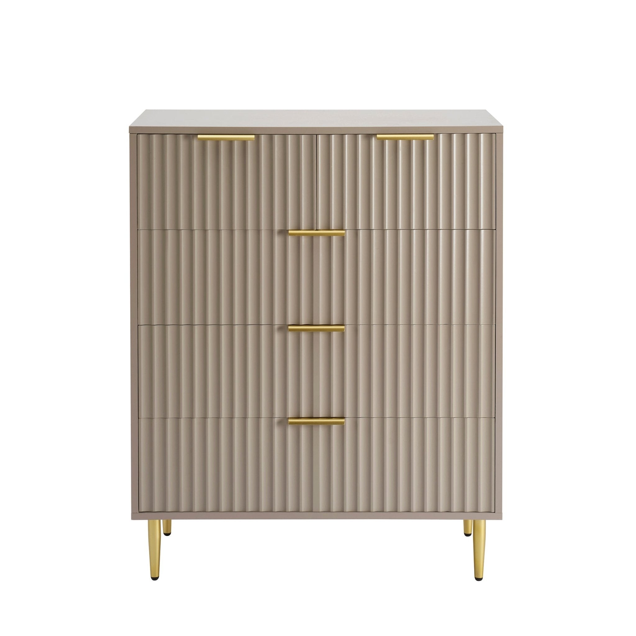 Evie 5 Drawer Chest - Taupe