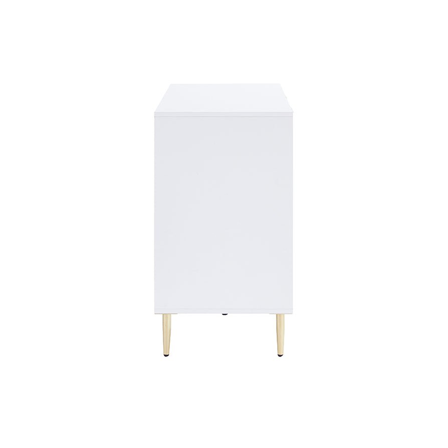 Evie 6 Drawer Chest - Warm White