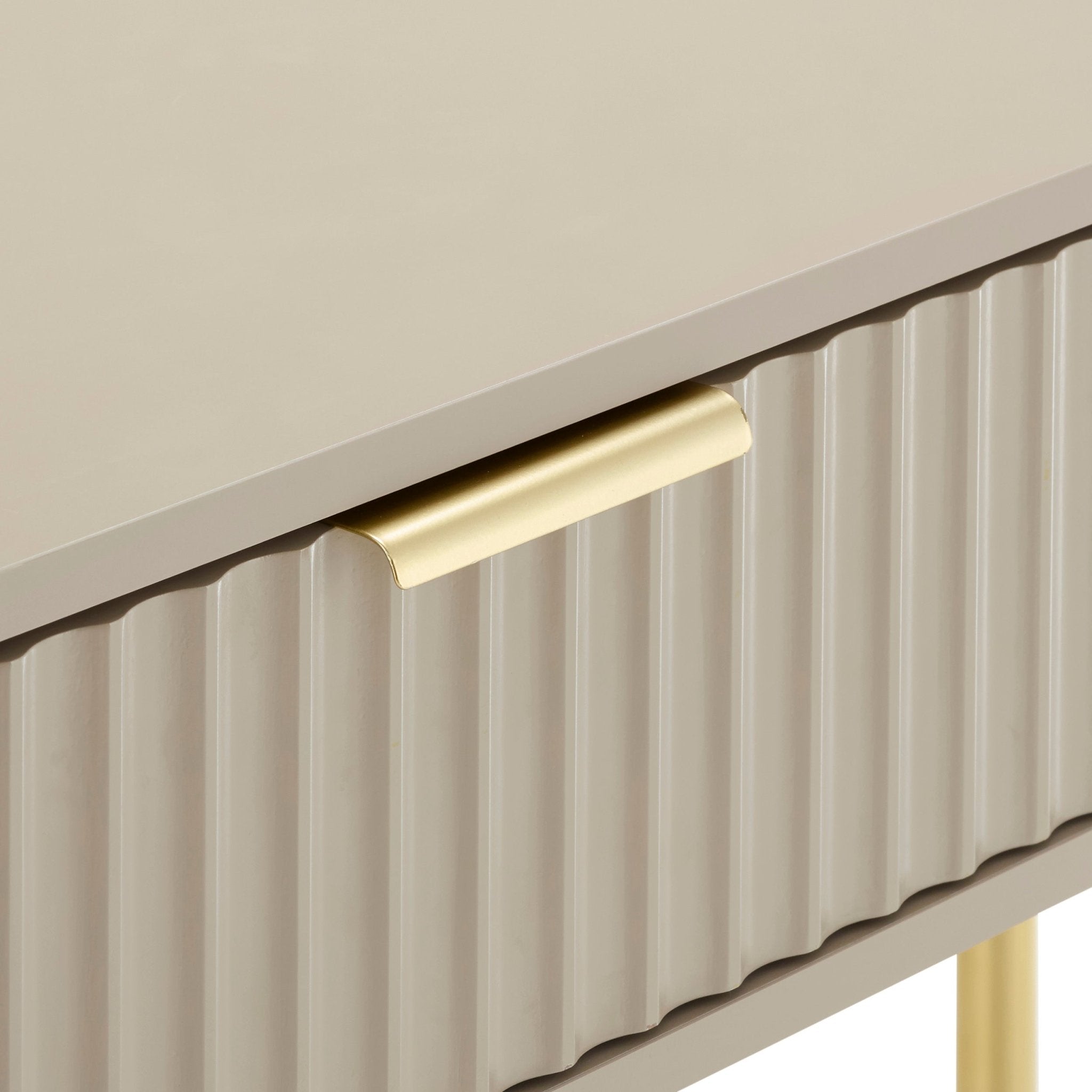 Evie Dressing Table Console - Taupe