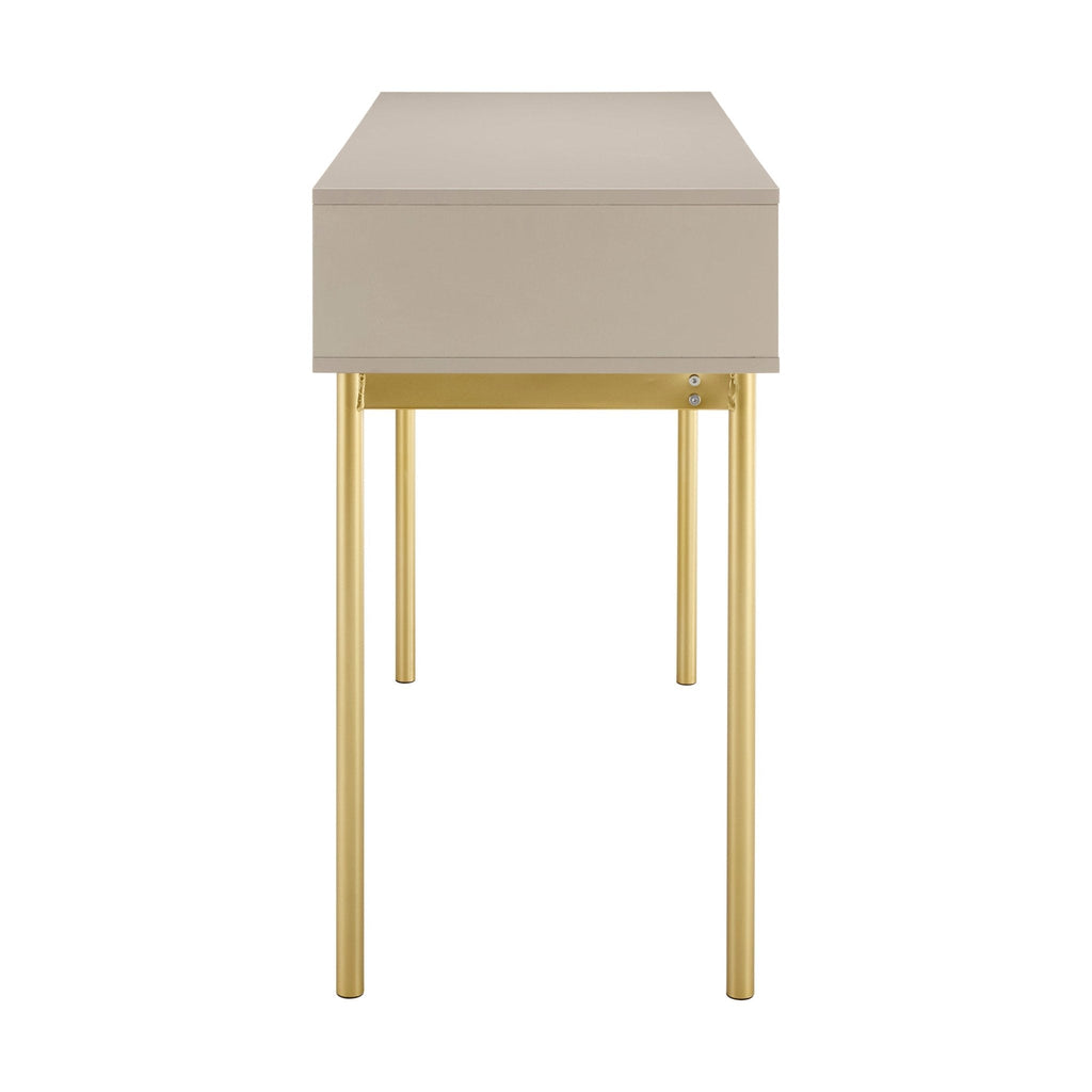 Evie Dressing Table Console - Taupe