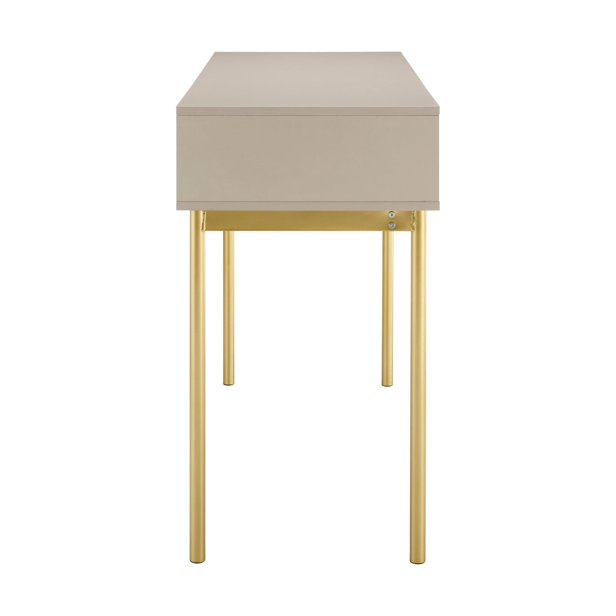 Evie Dressing Table Console - Taupe