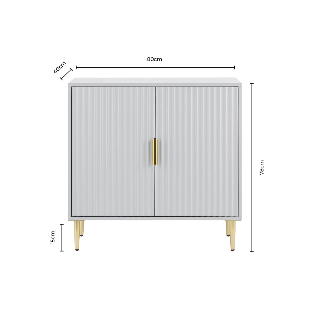 Evie Small Sideboard - Taupe