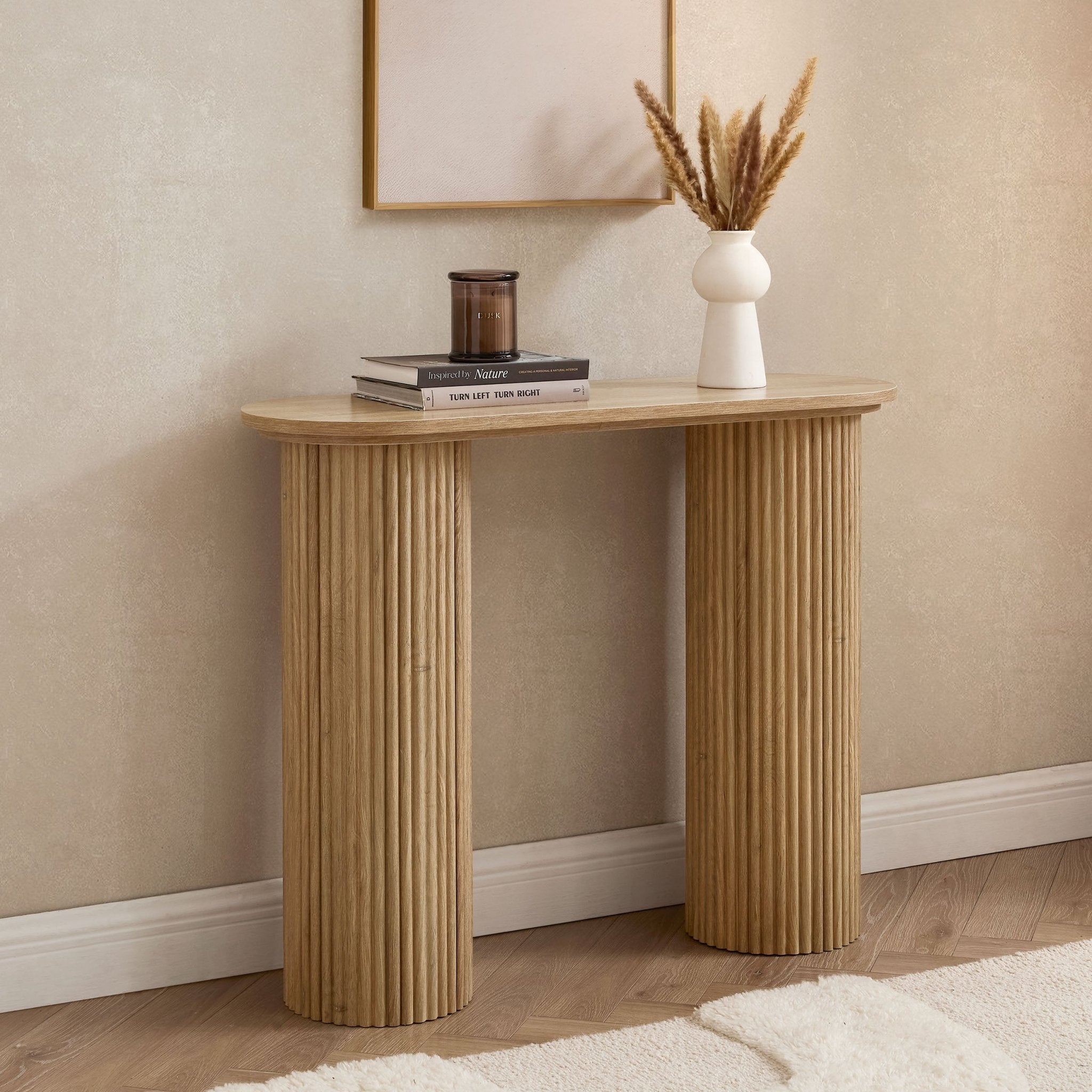 Hattie Console Table - Light Wood