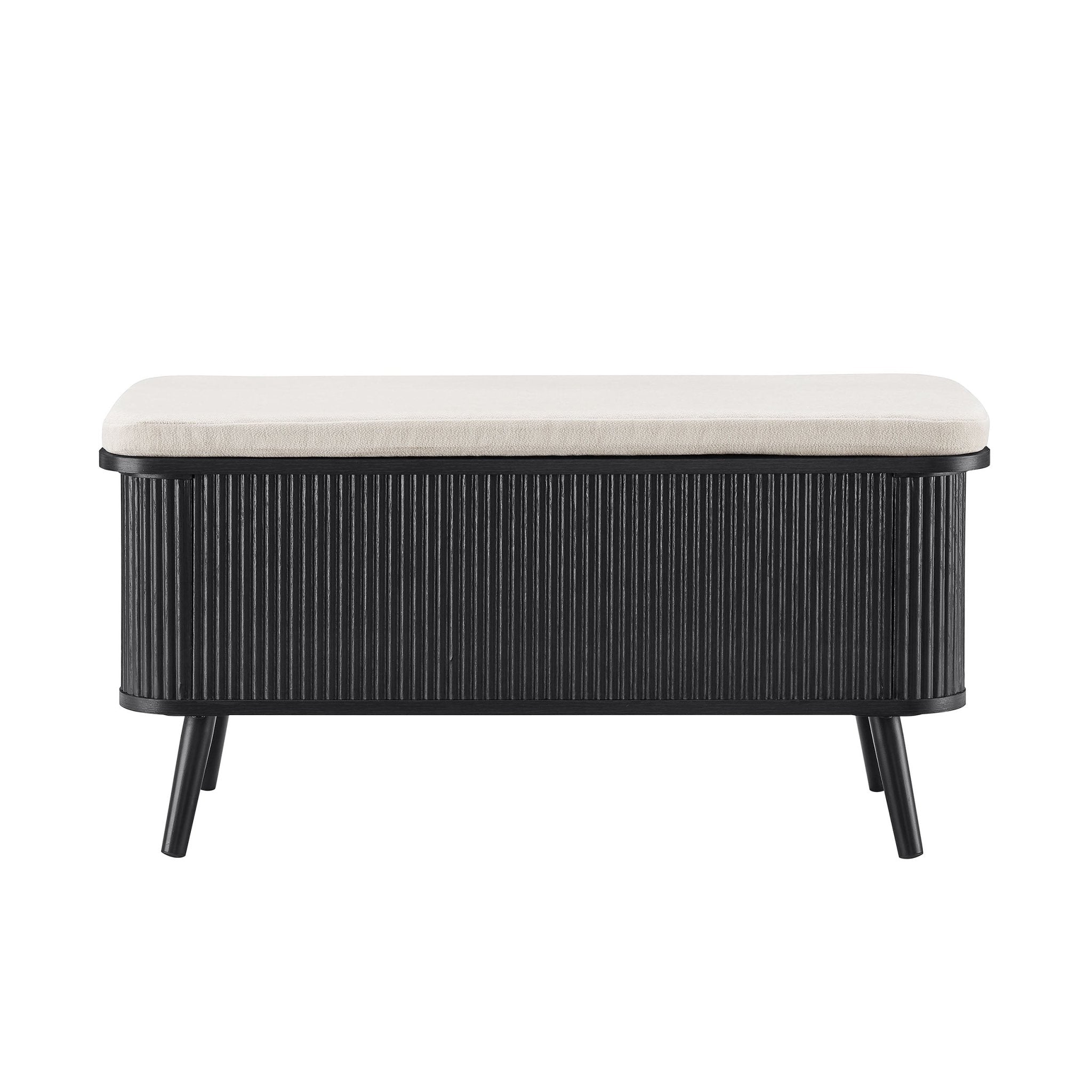 Hattie Storage Bench - Black