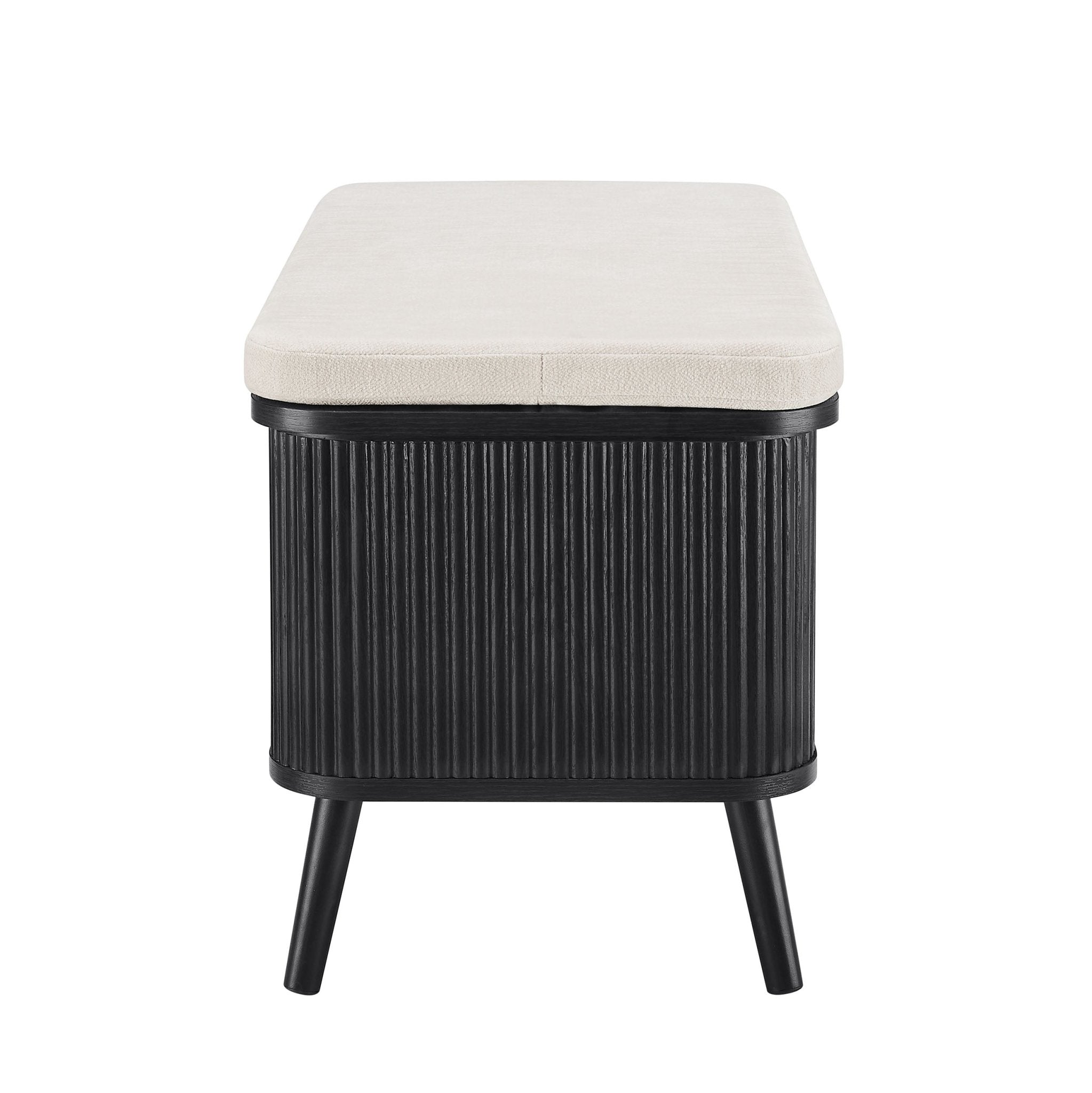 Hattie Storage Bench - Black
