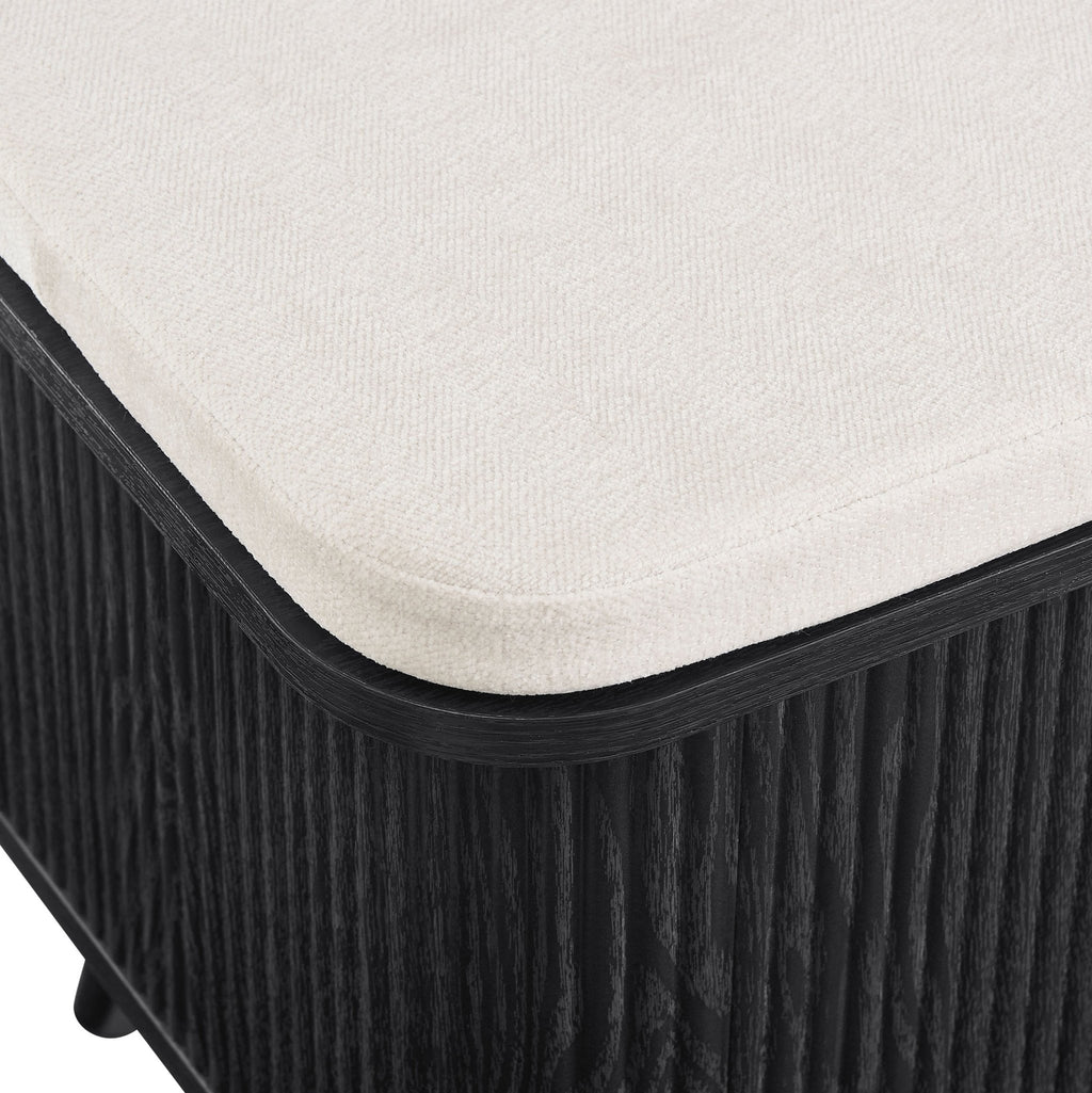 Hattie Storage Bench - Black
