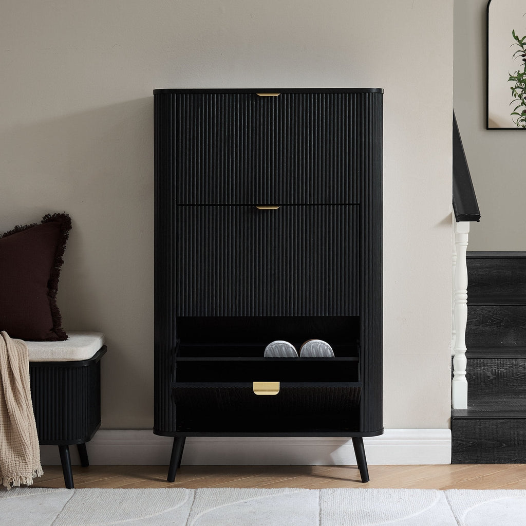 Hattie Shoe Cabinet - Black