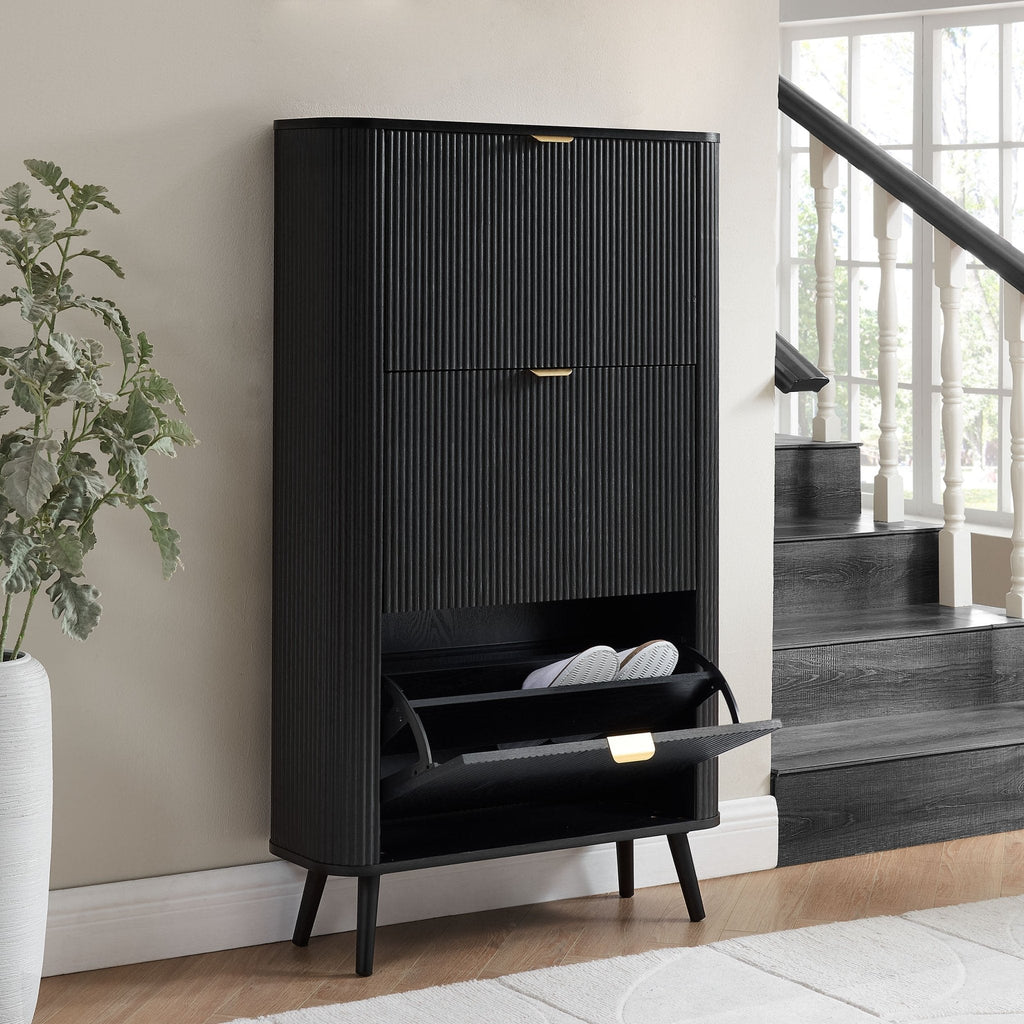 Hattie Shoe Cabinet - Black