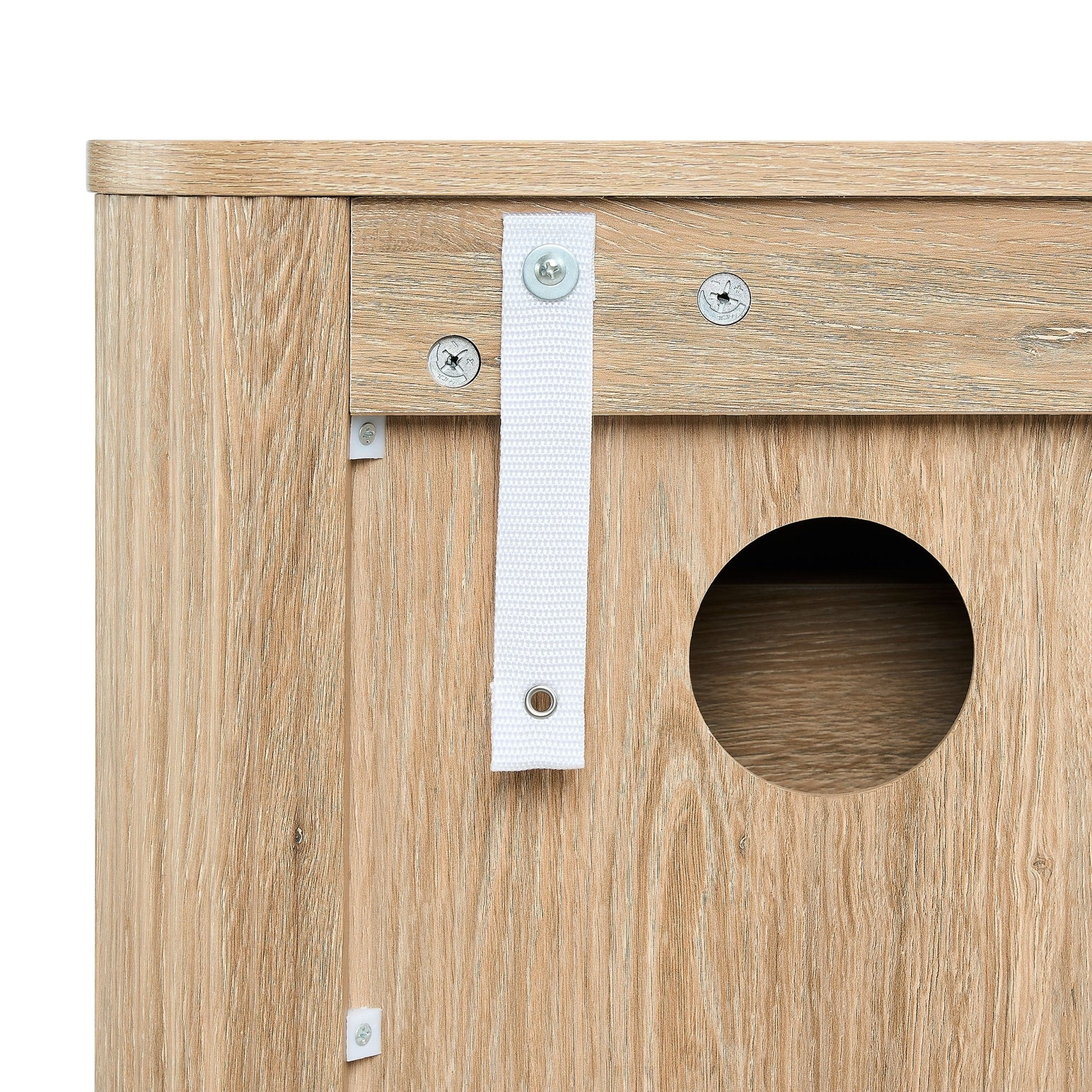 Hattie Shoe Cabinet - Light Wood