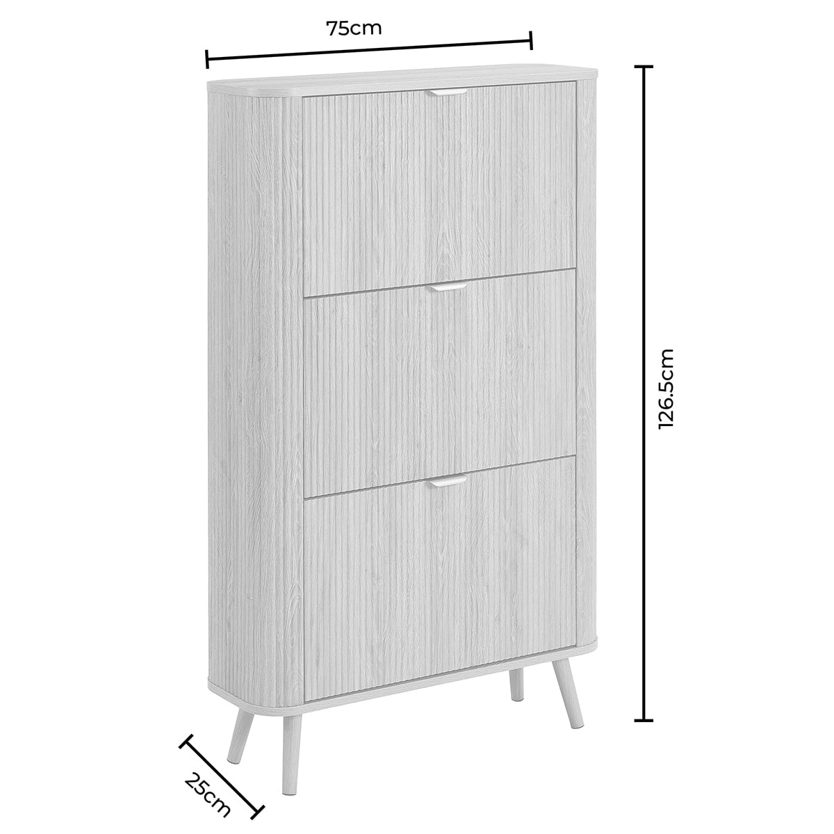 Hattie Shoe Cabinet - Light Wood