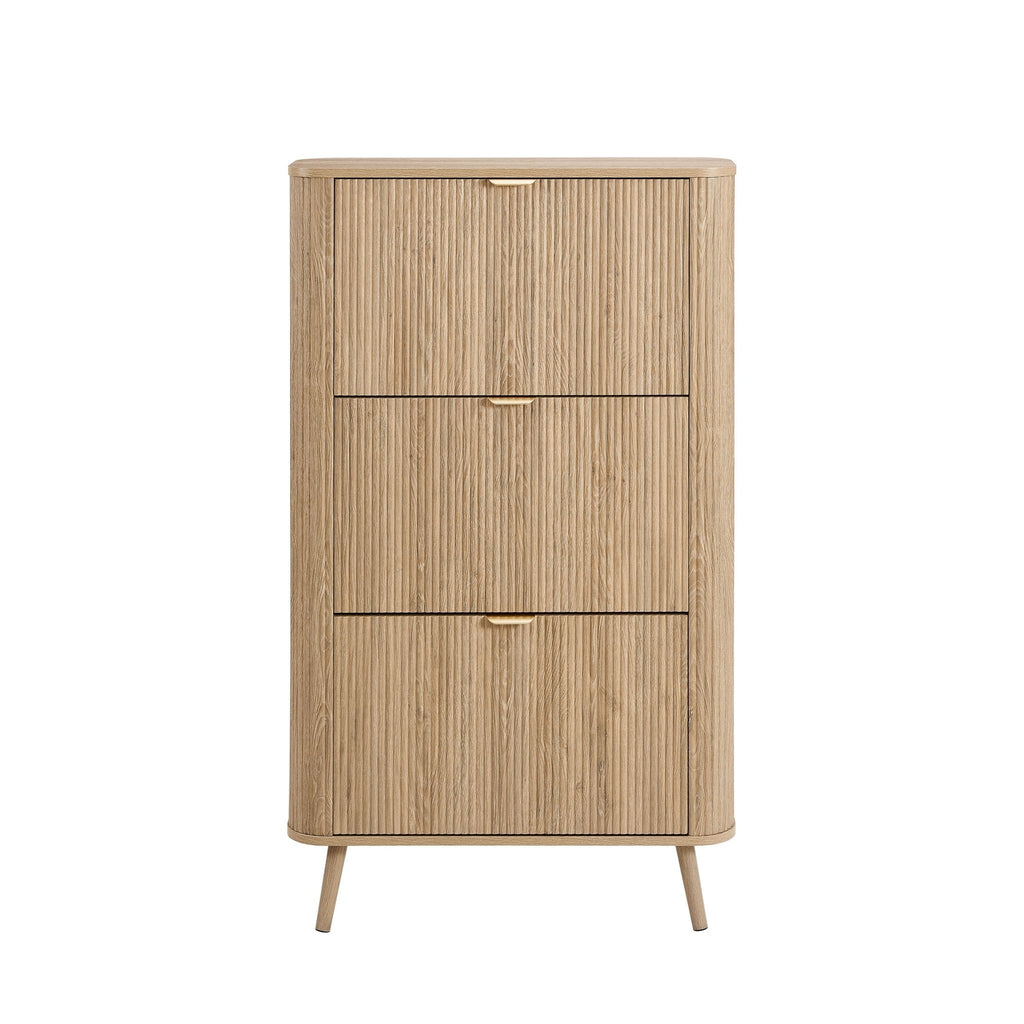 Hattie Shoe Cabinet - Light Wood