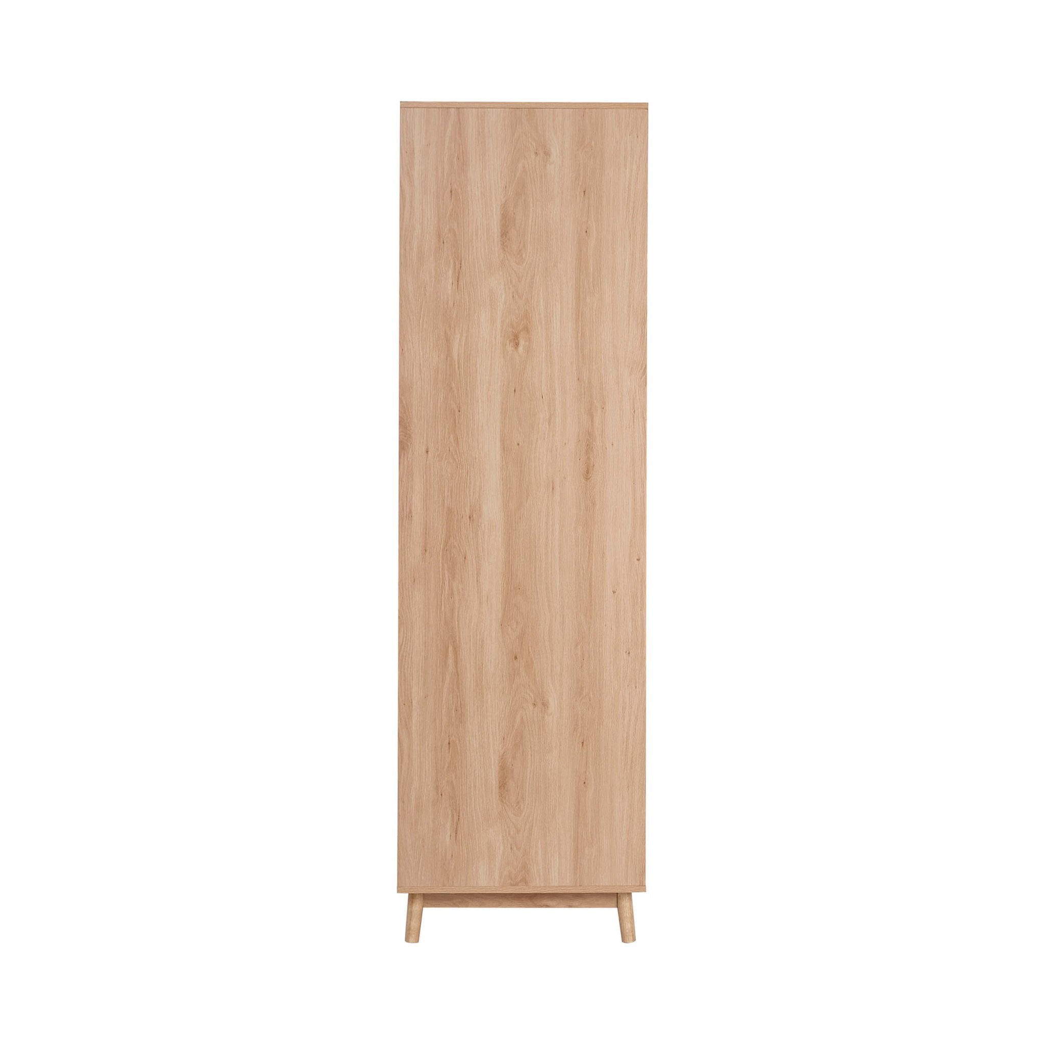 Isla 3 Door Wardrobe with Drawers - Natural