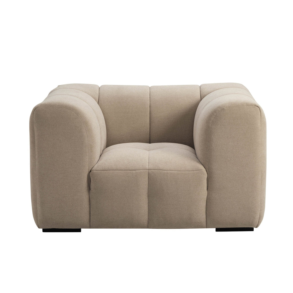 Manhattan Loveseat - Chenille Oatmeal