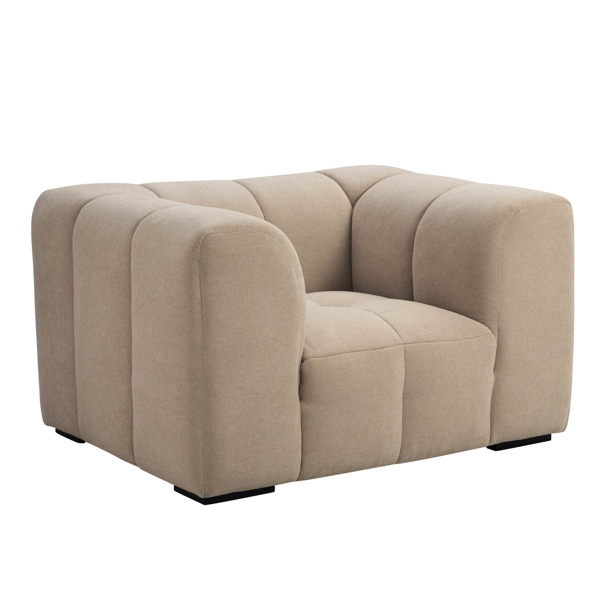 Manhattan Loveseat - Chenille Oatmeal