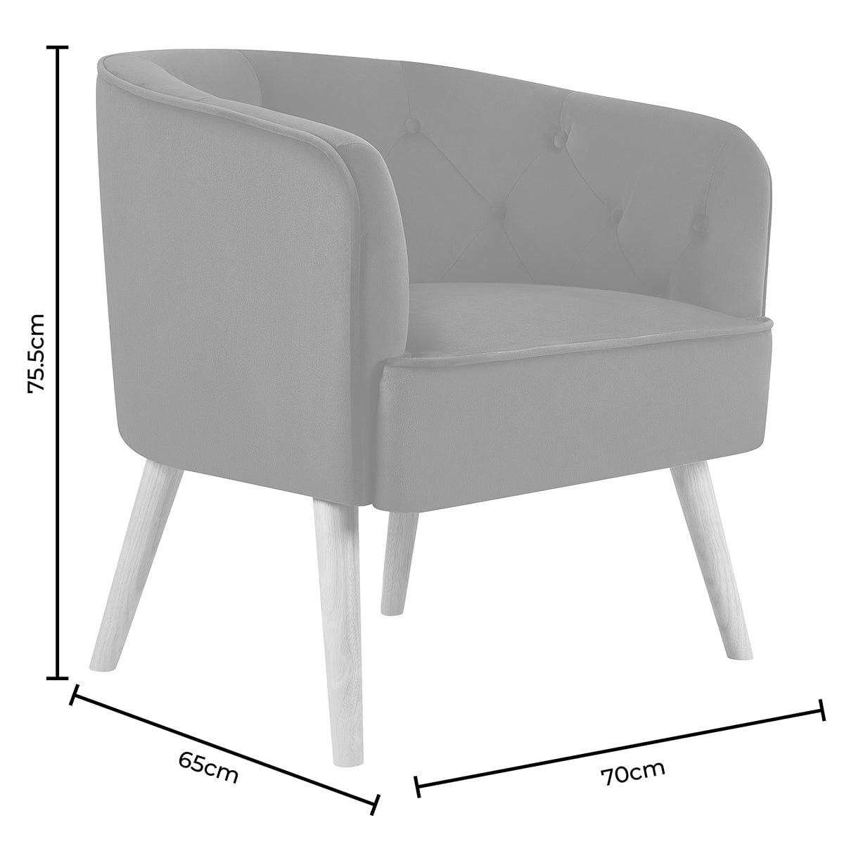 Margo Accent Chair - Natural