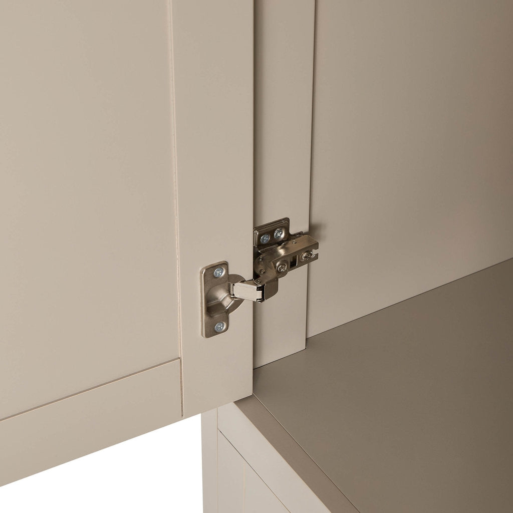 Ruby 3 Door Wardrobe with Drawers - Taupe