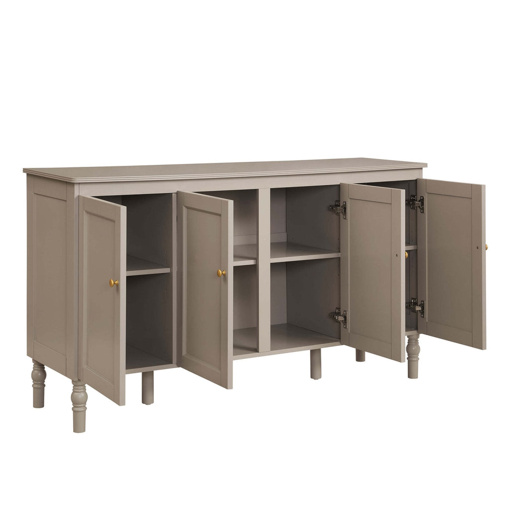 Ruby 4 Door Sideboard - Taupe