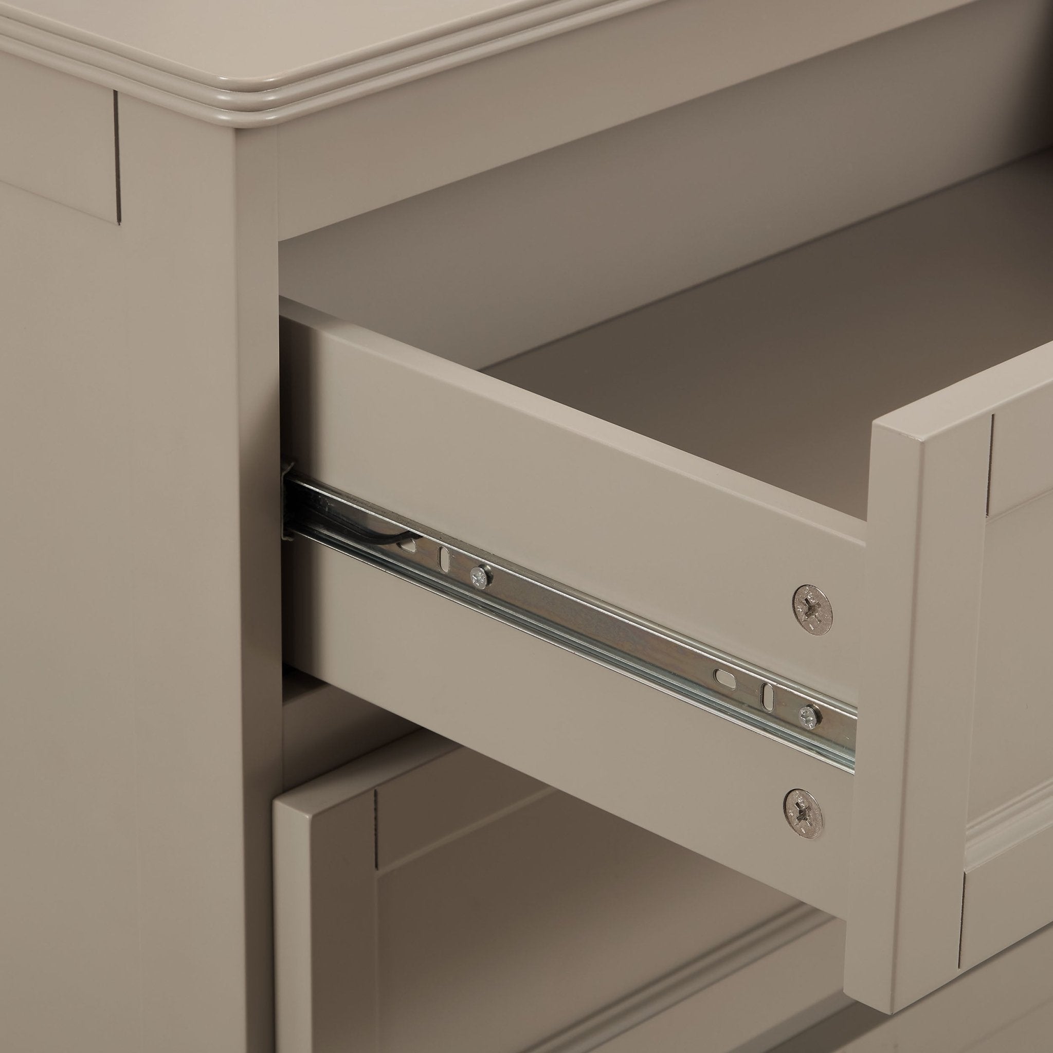 Ruby 6 Drawer Chest - Taupe