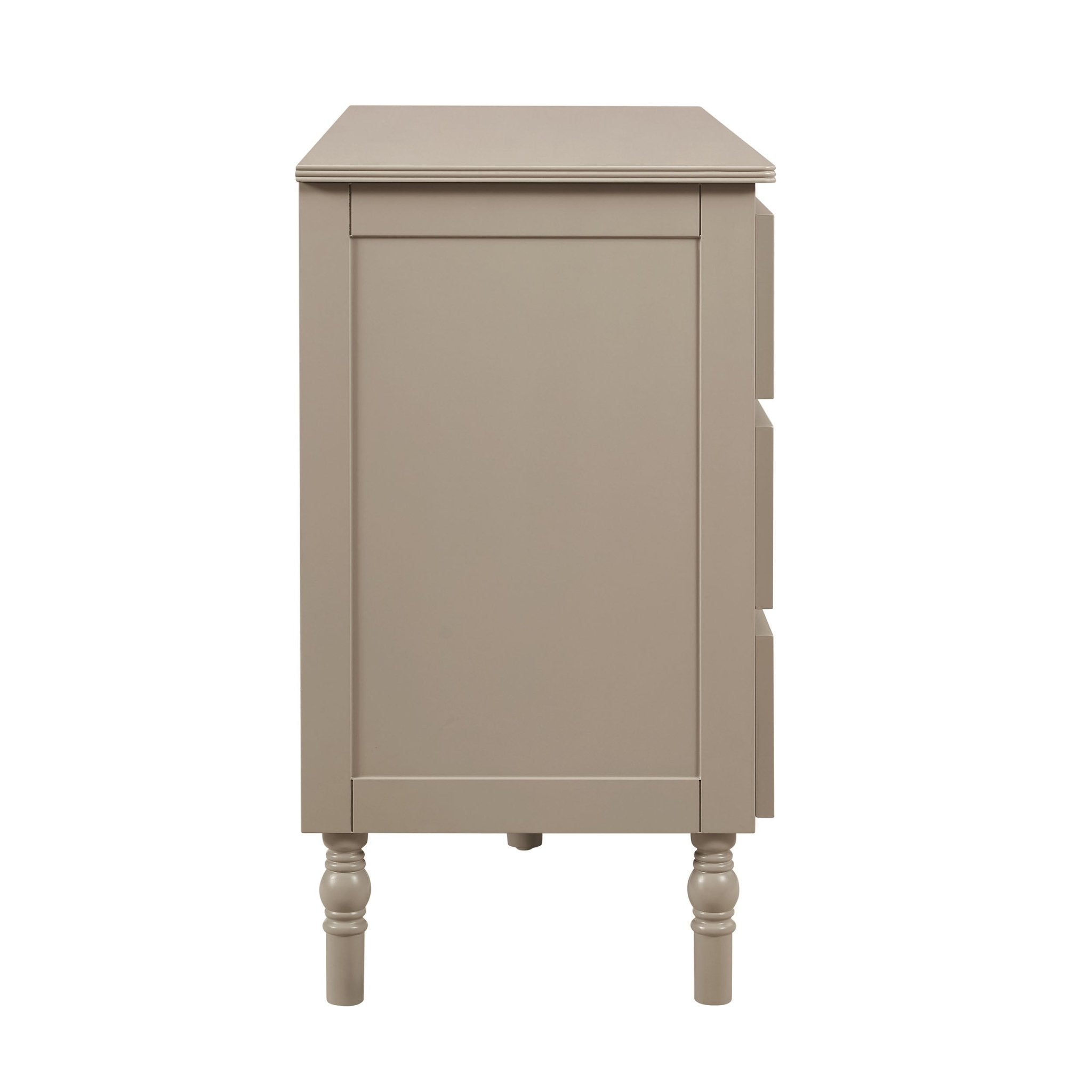 Ruby 6 Drawer Chest - Taupe