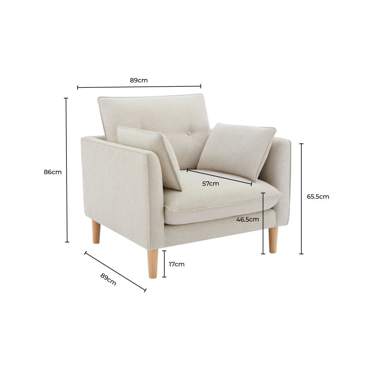 Shoreditch Armchair - Woven Green