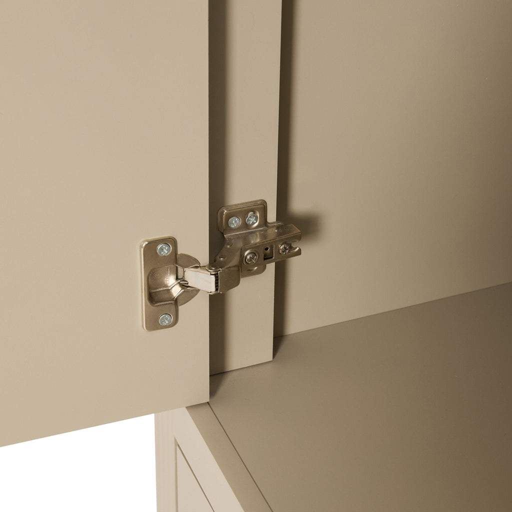 Sienna 2 Door Wardrobe with Drawer - Taupe