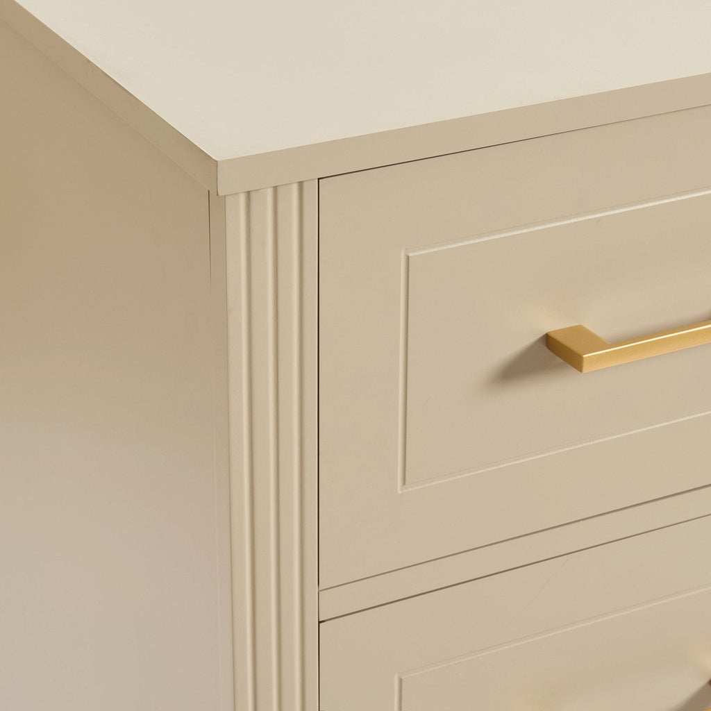 Sienna 5 Drawer Chest - Taupe